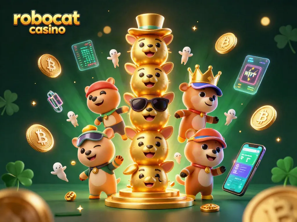 Play exciting games at robocat casino with vibrant 3D characters, NFTs, and cryptocurrencies.